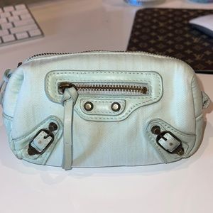 COPY - Balenciaga mini cloth bag with leather pulls